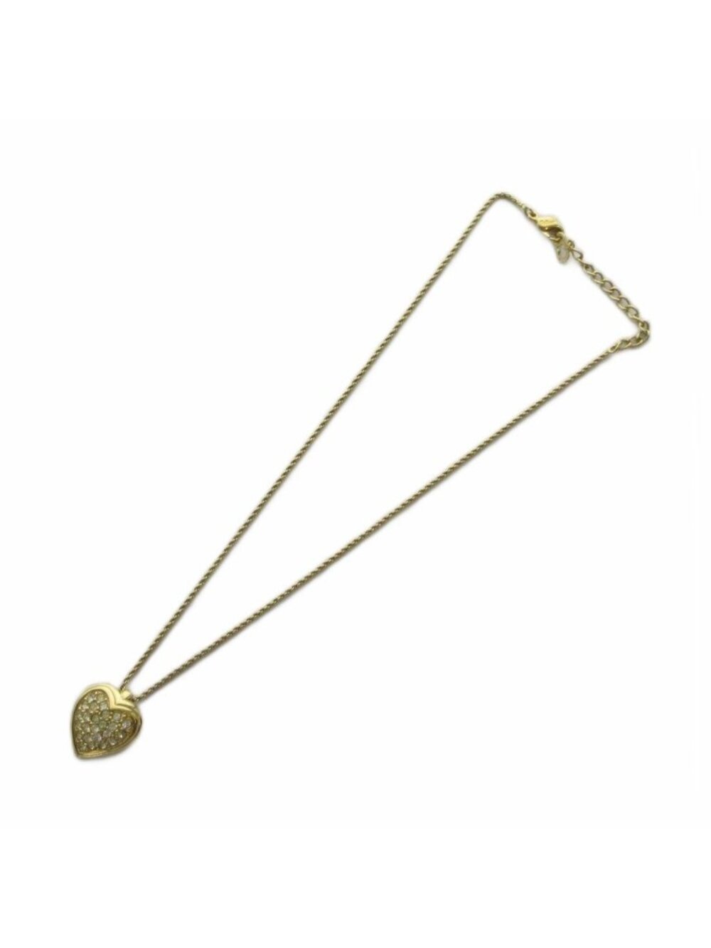 Dior Pendant Heart Rhinestone Gold - Picture 3 of 6